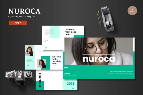 Nuroca: A Modern PowerPoint Template for Polished Business Presentations