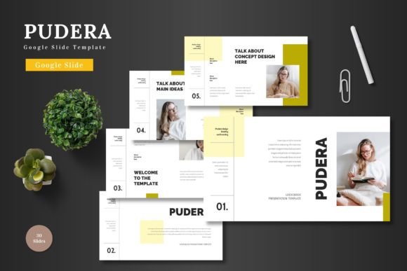 Pudera Google Slide Template: Design a Cohesive Brand Story